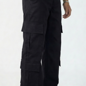 Premium Jet Black Cargo baggy